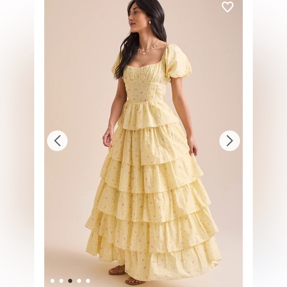 New with tags Altar’d state Amy Floral Tiered Maxi Dress - Picture 2 of 4